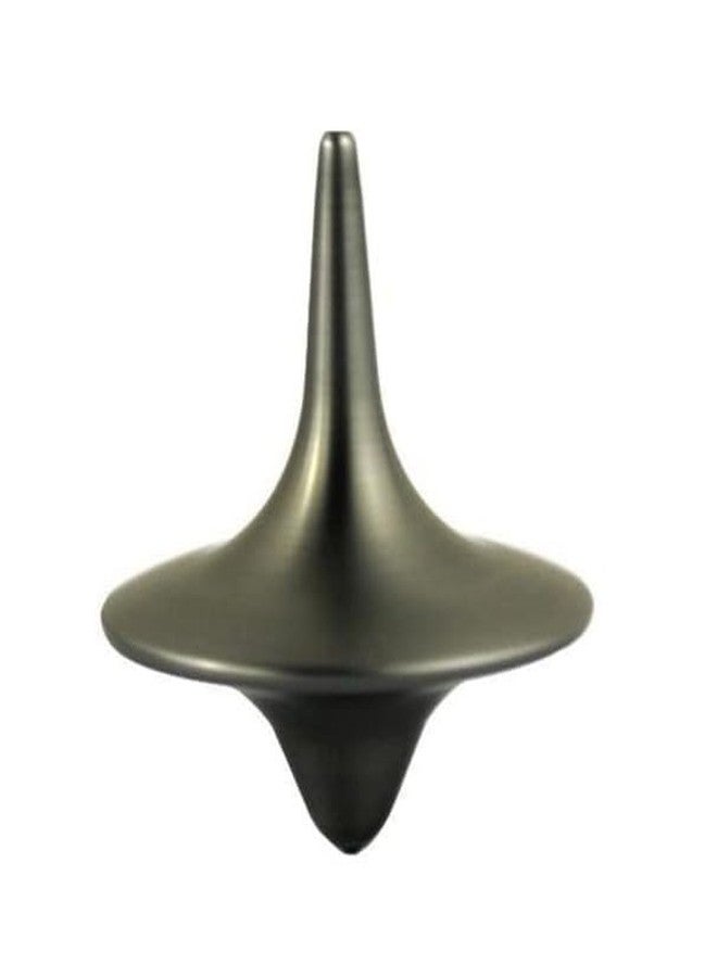 WaigN Silver Accurate Spinning Top, Portable Precision Metal Spinner, Exquisite Perfect Balance Desktop Gyro, Vintage Totem Zinc Alloy Spinning Top - Image 1